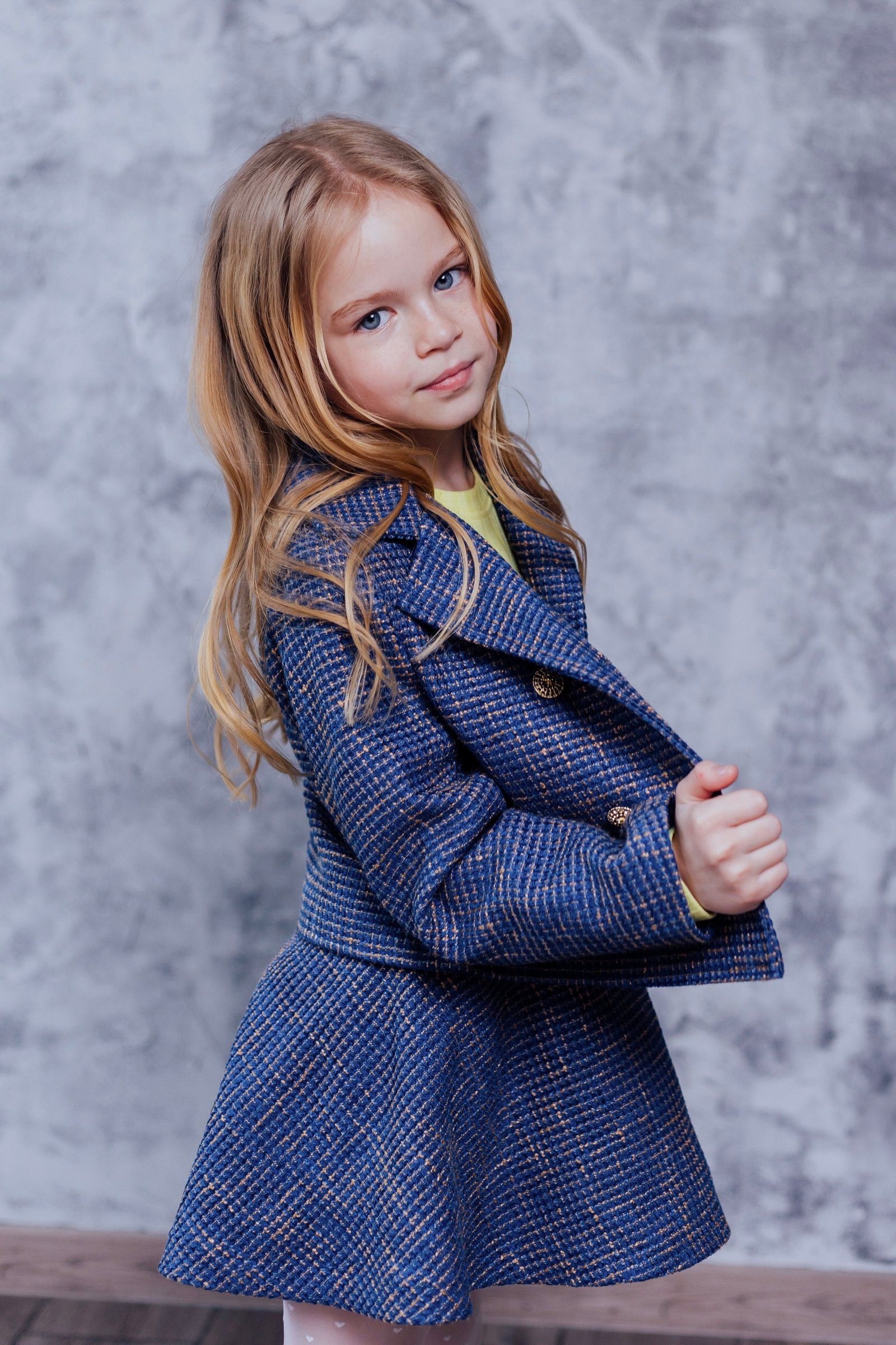 КОСТЮМ ТВІДОВИЙ СИНІЙ - Зображення 2