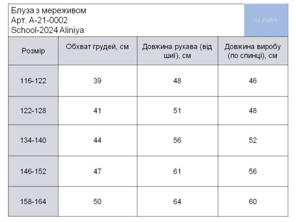 БЛУЗА З МЕРЕЖИВОМ - Зображення 11