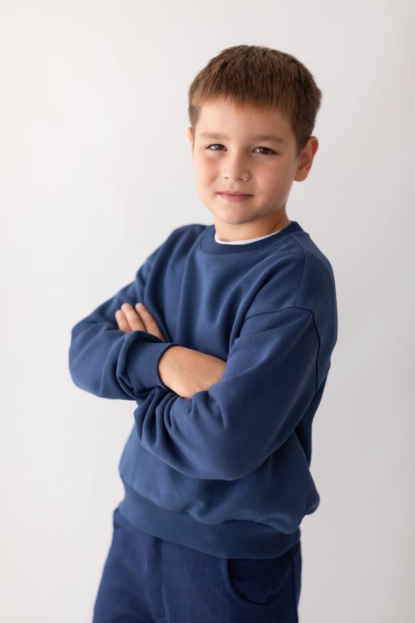 СВІТШОТ УТЕПЛЕНИЙ (графіт, синій, чорний) boy