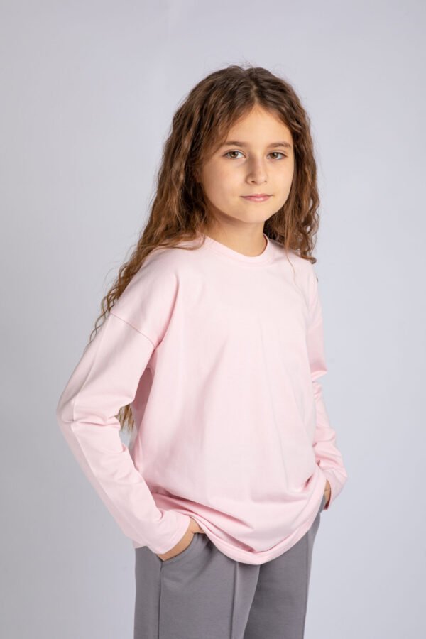 ЛОНГСЛІВ РОЖЕВИЙ (unisex) - Зображення 6
