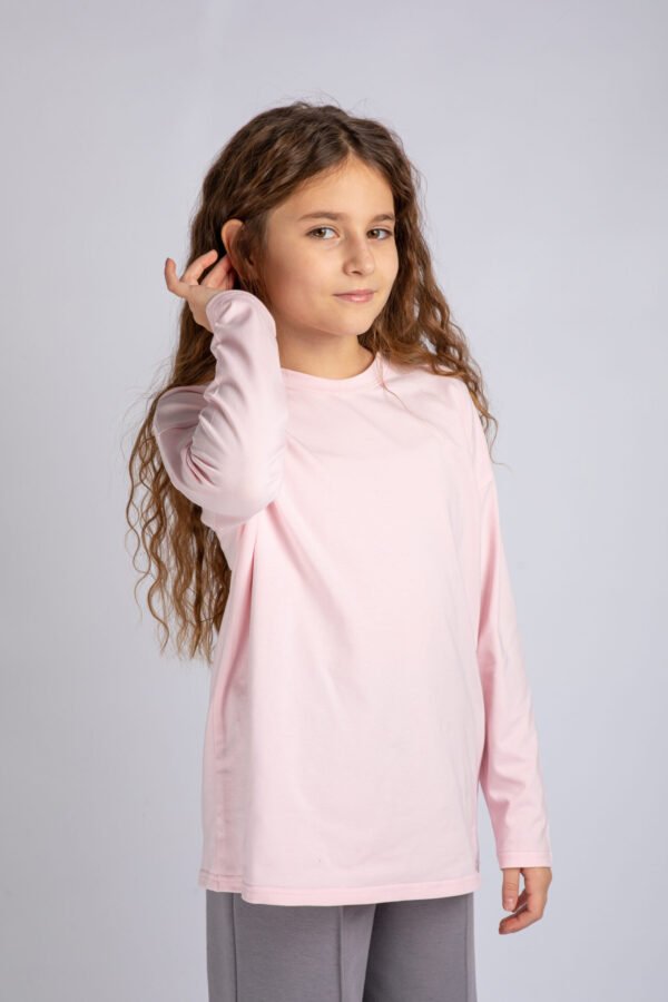 ЛОНГСЛІВ РОЖЕВИЙ (unisex) - Зображення 7