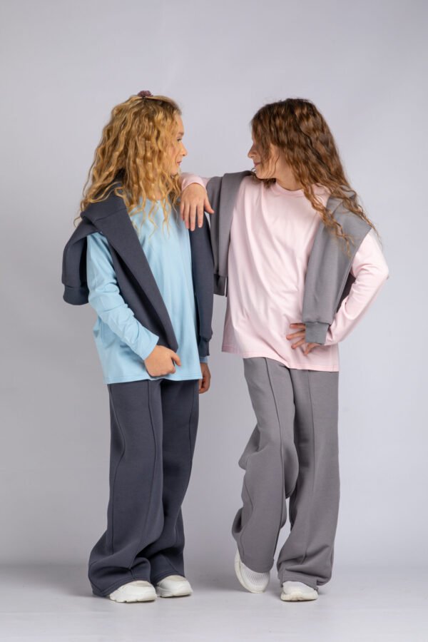 ЛОНГСЛІВ БЛАКИТНИЙ (unisex) - Зображення 5
