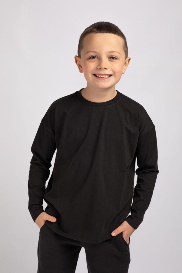ЛОНГСЛІВ ЧОРНИЙ (unisex)