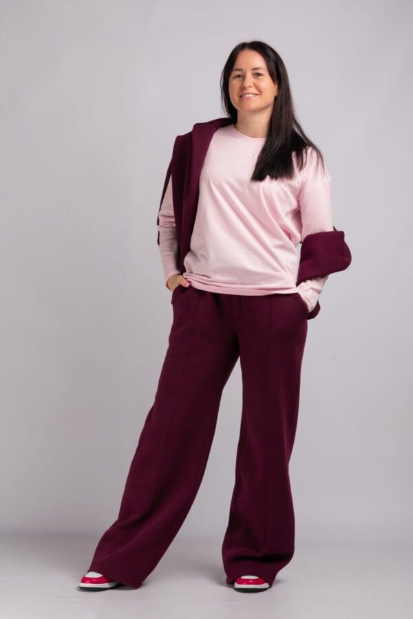 ЛОНГСЛІВ РОЖЕВИЙ (unisex) - Зображення 2